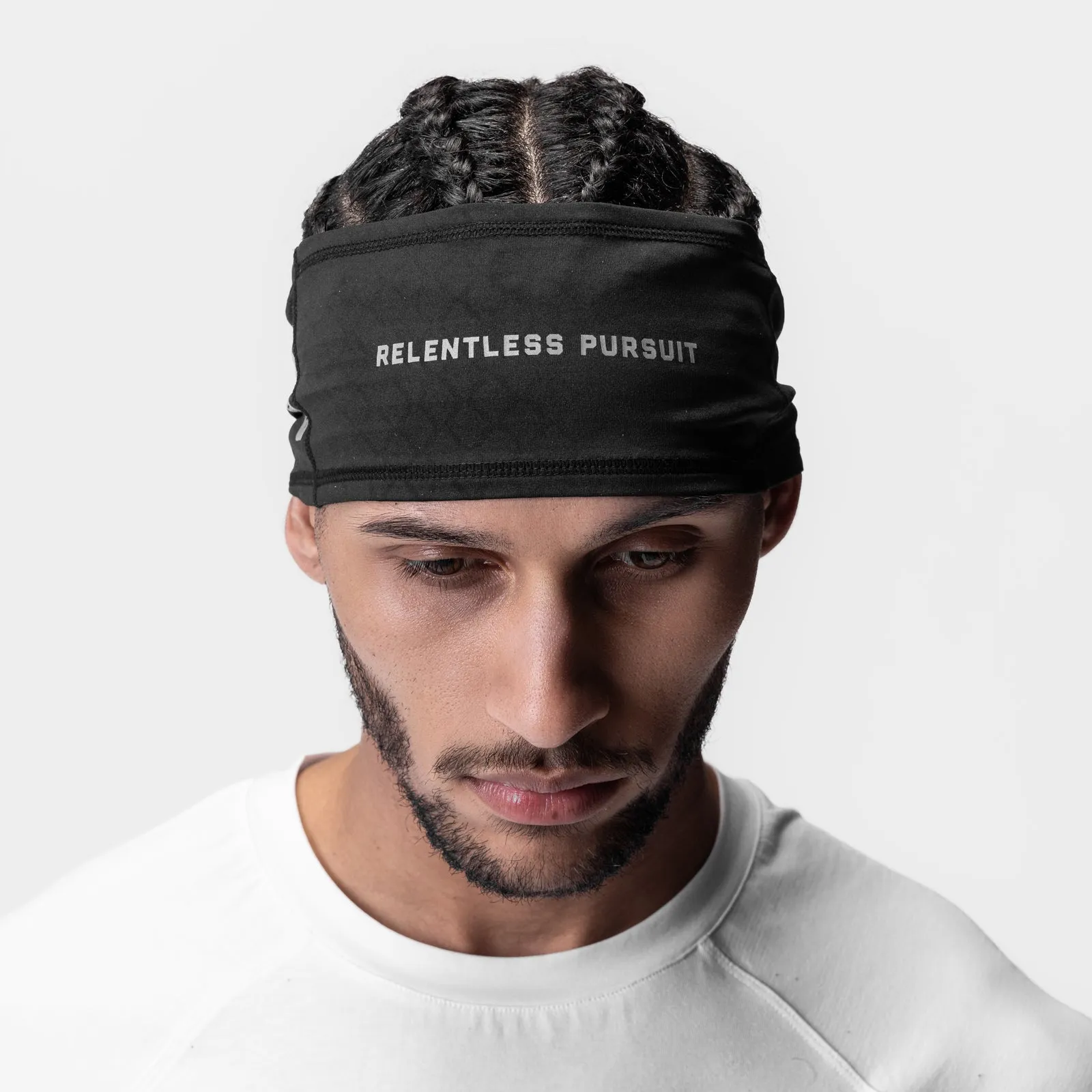 0629. ASRV x Outlast® Phase Change Headband - Black "Reflective RP"