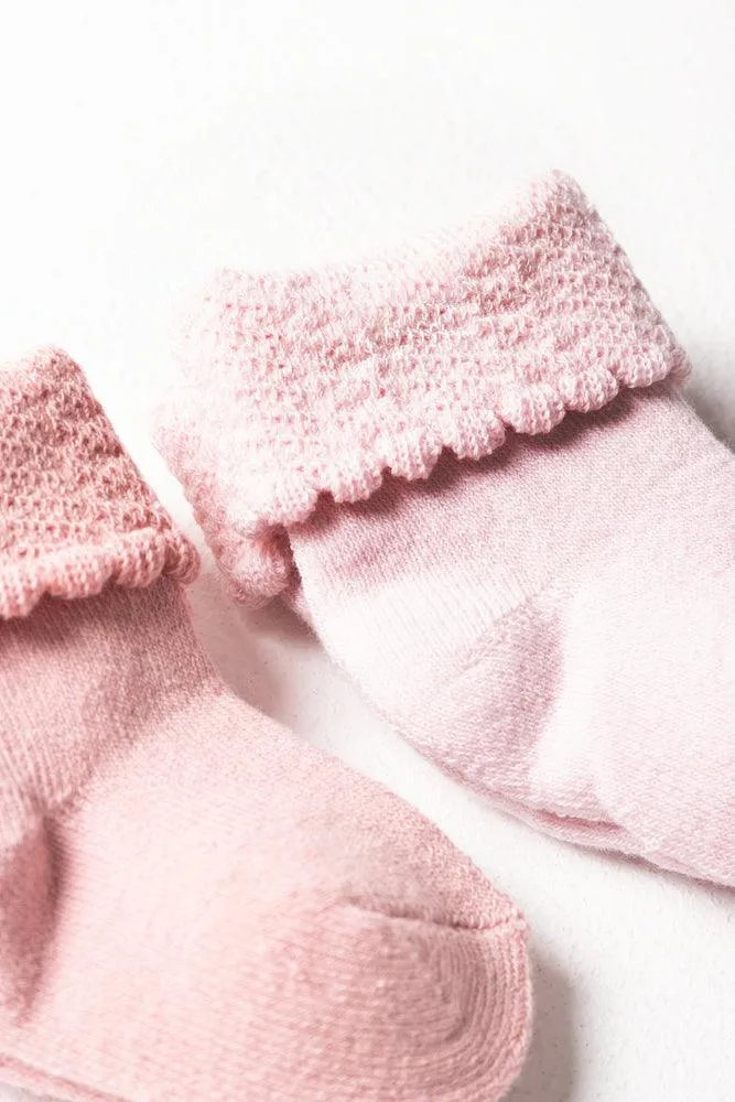 2 Pack Socks Pink