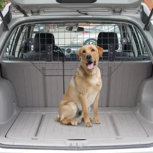 35"-48" Pet Car Barrier - Black