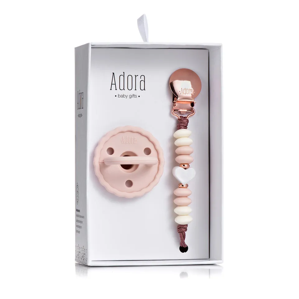 Adora Pacifier And Clip Gift Set