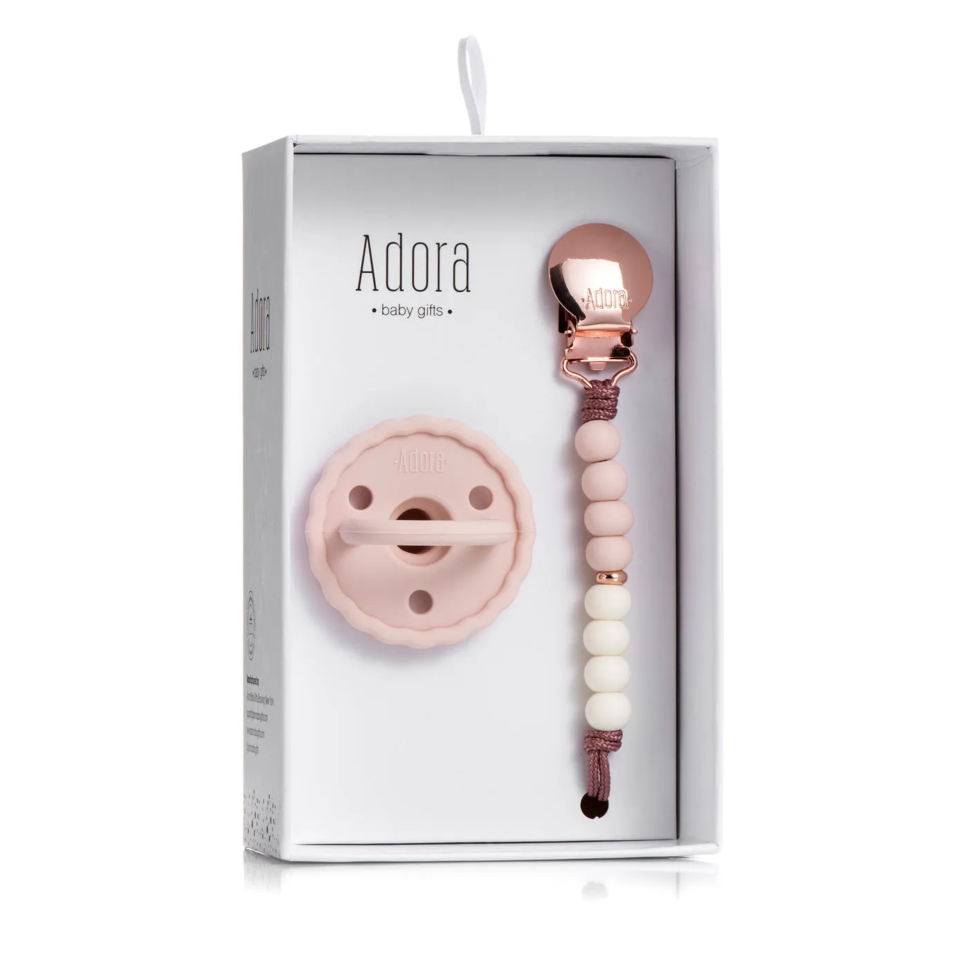 Adora Pacifier And Clip Gift Set