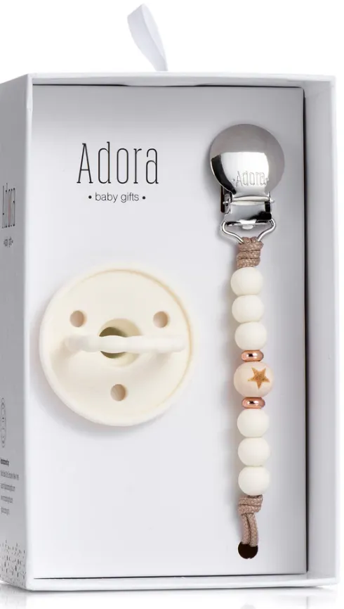 Adora Pacifier And Clip Gift Set