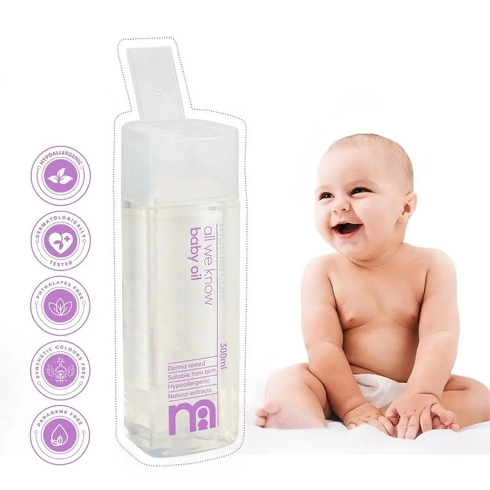 All We Know Baby Massage Oil- 300ml