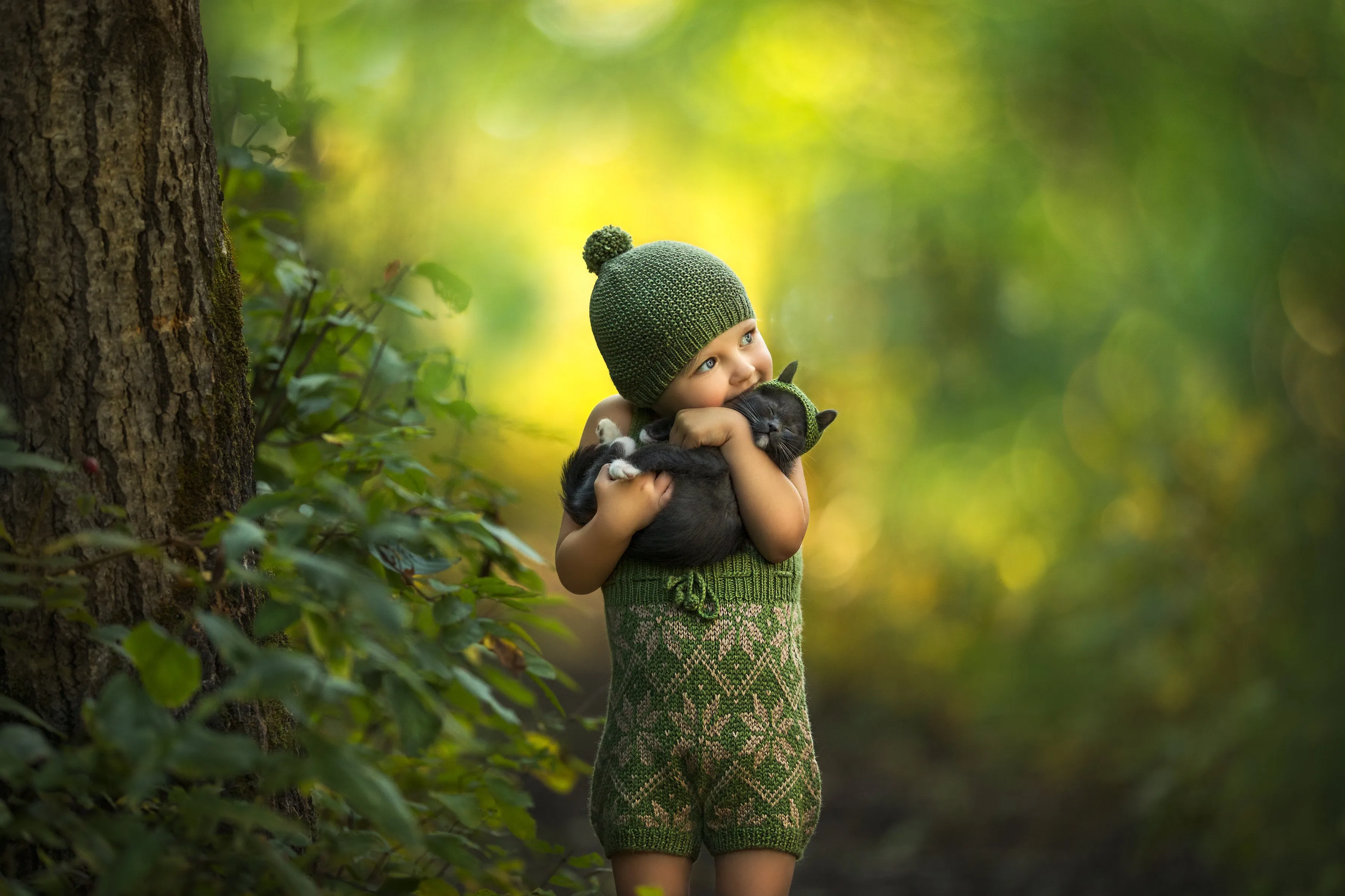 Alpaca Moss Hat - Plant Dyed