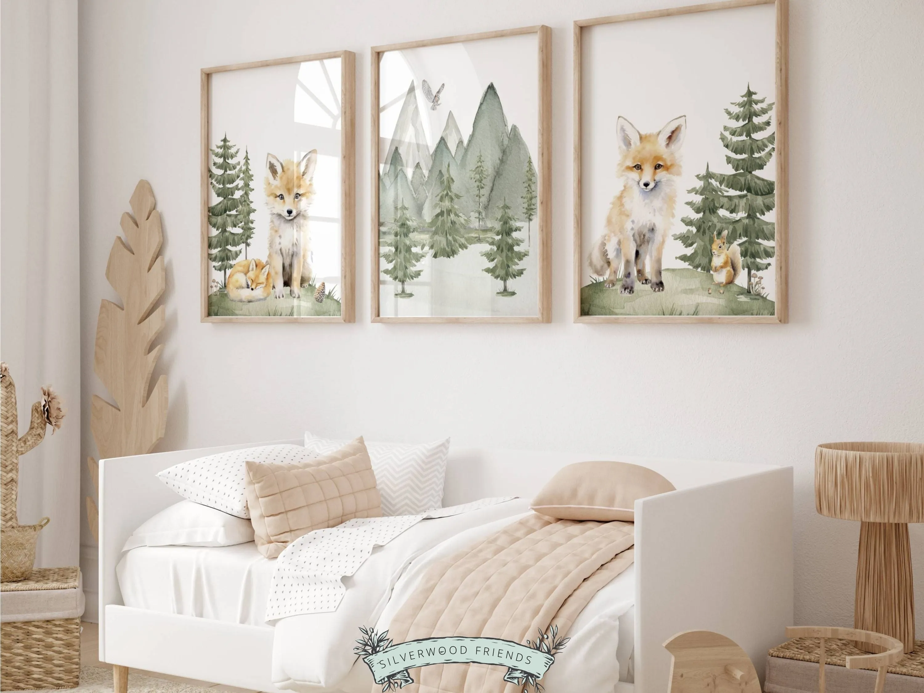 Baby Fox Nursery Prints