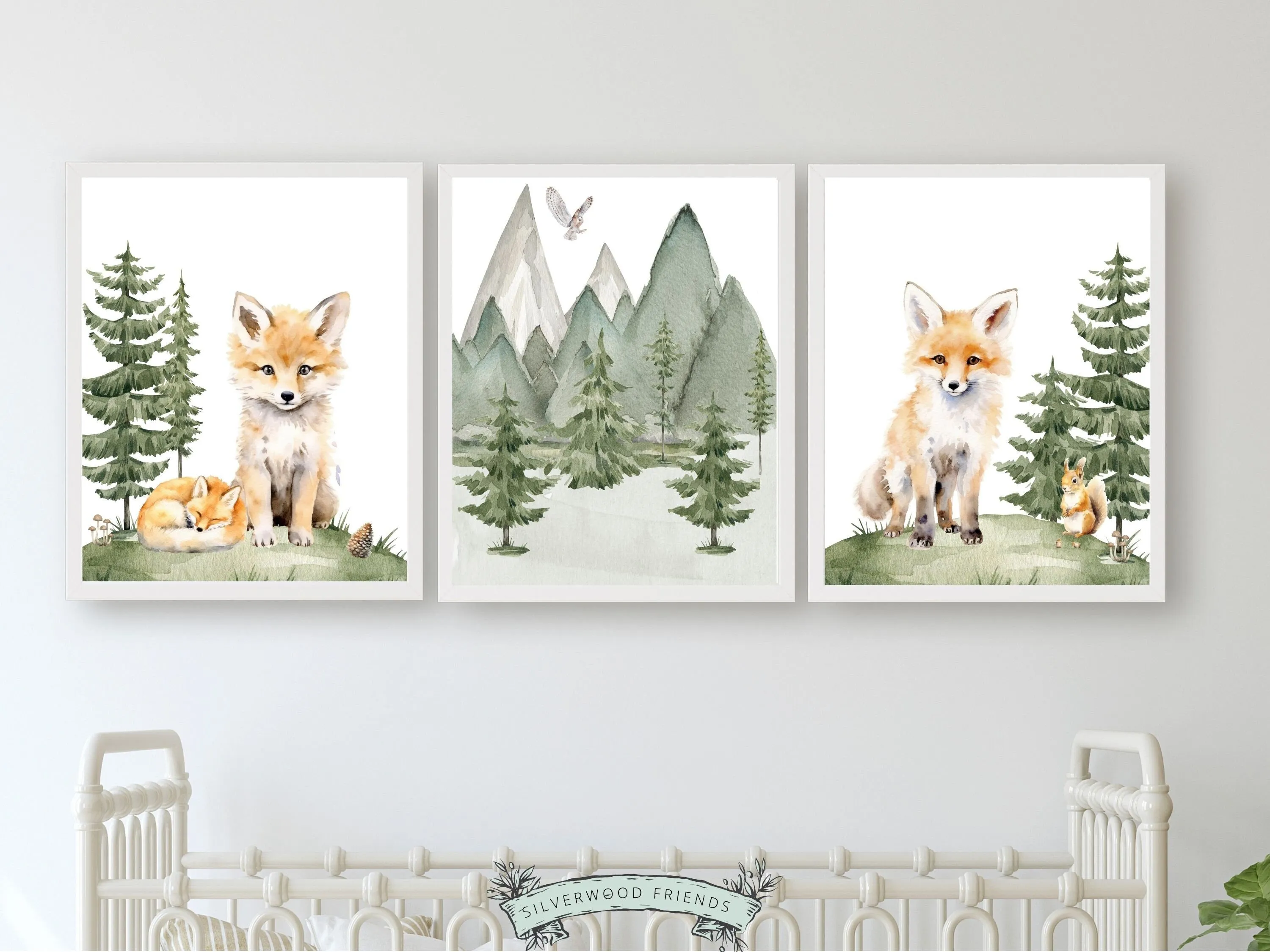 Baby Fox Nursery Prints