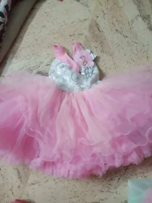 Baby Pink Frock/Dress for Baby Girl