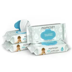 Baby Wipes, Momcozy 99% Water Based Wipes for Sensitive Skin, Unscented