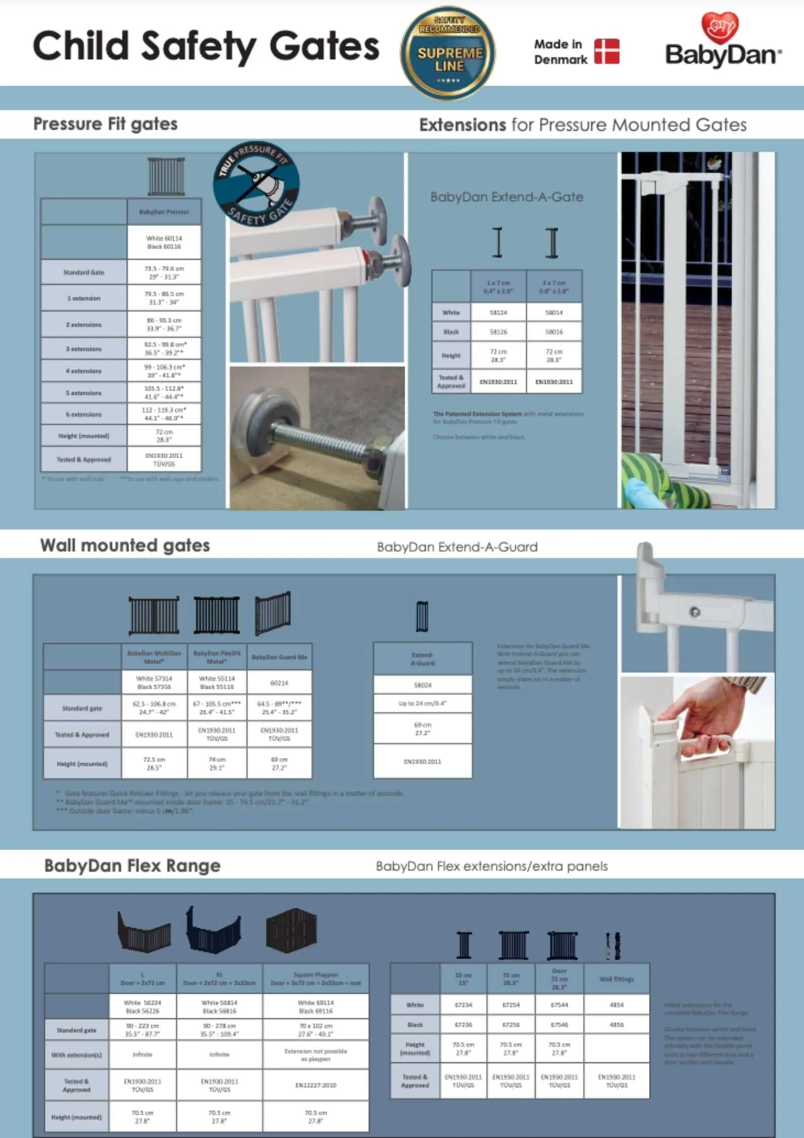 BabyDan Guard Me Gate White