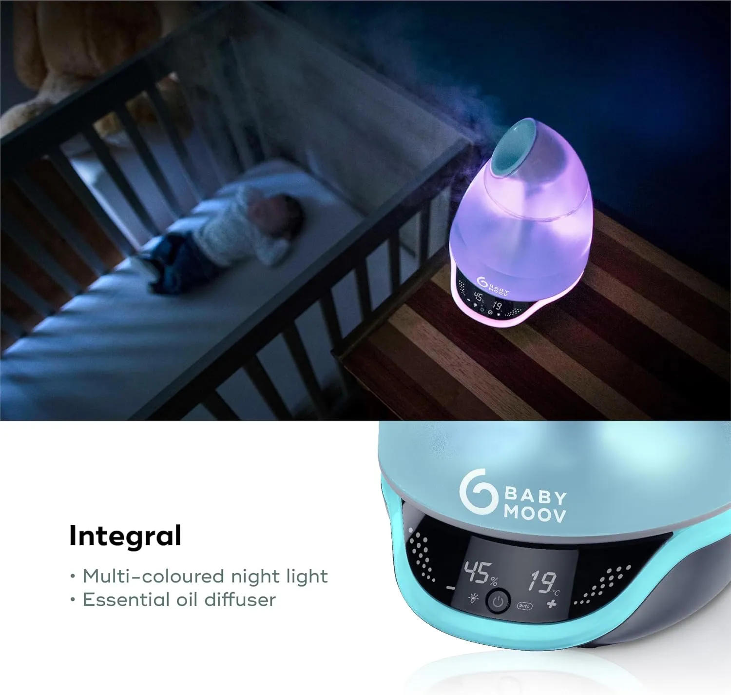 Babymoov 3-in-1 Baby Digital Hygro   Humidifier