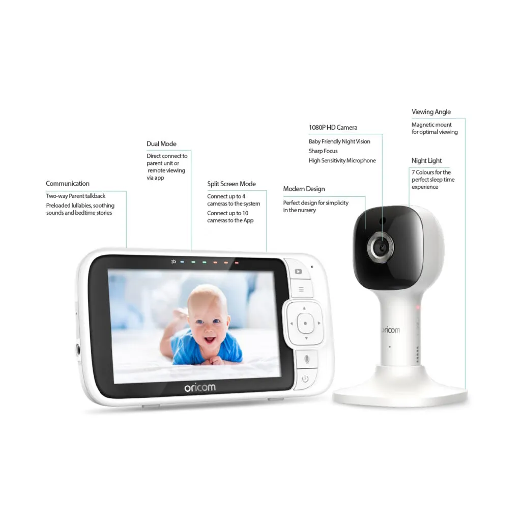 Babysense 7   OBH500 Connected Baby Monitor Value Pack