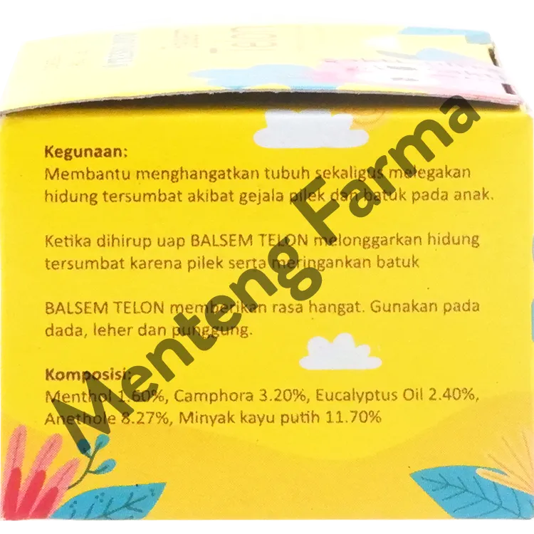 Balsem Telon Tresno Joyo 20 Gr - Melegakan Hidung Tersumbat Anak