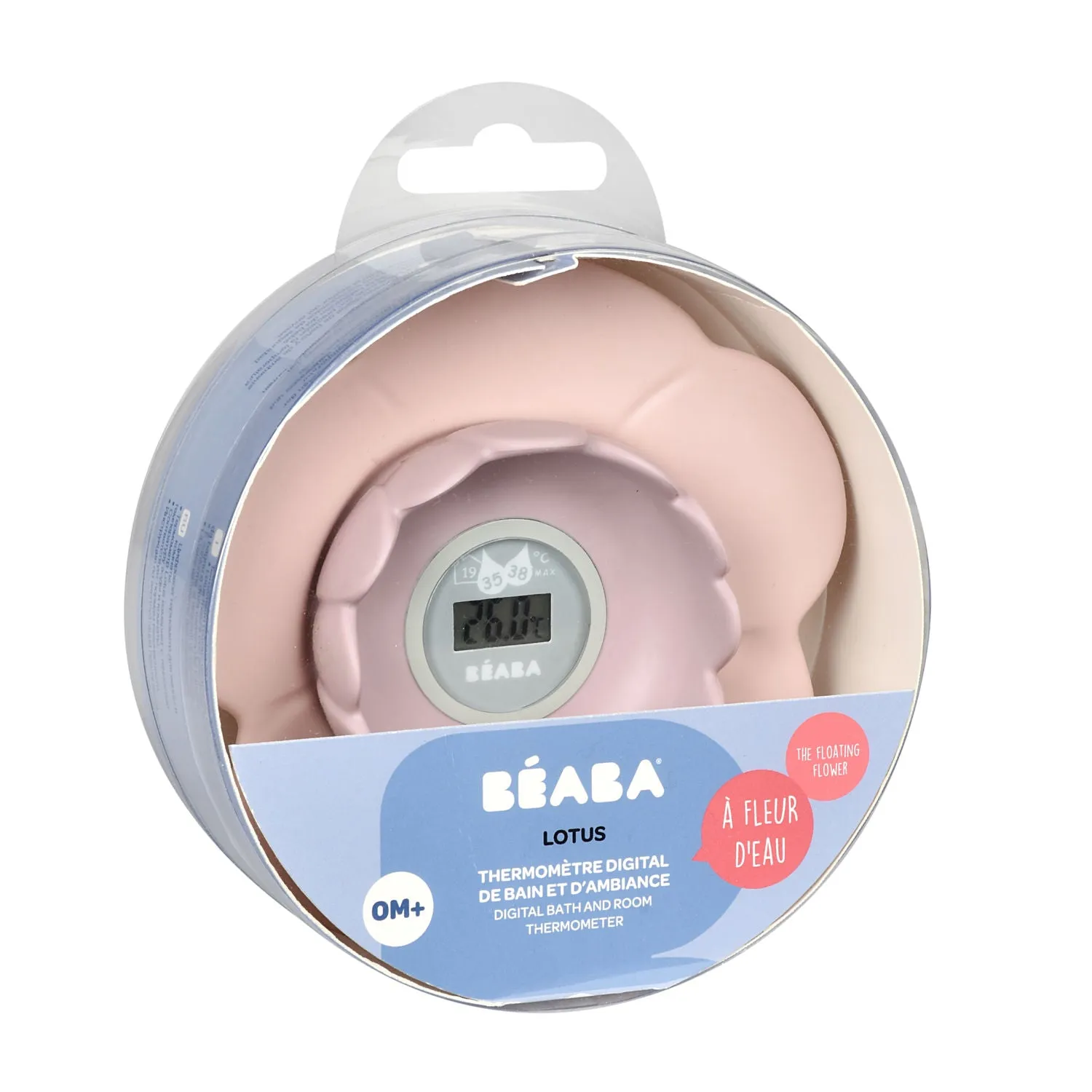 Beaba Lotus Digital Thermometer - Pink