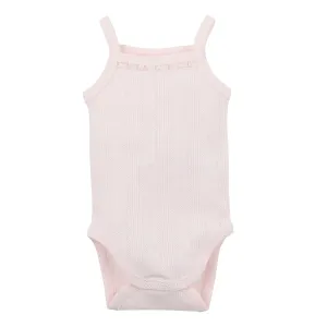 Bebe - Pink Pointelle Bodysuit