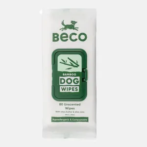 Beco Unscented Bamboo Dog Wipes