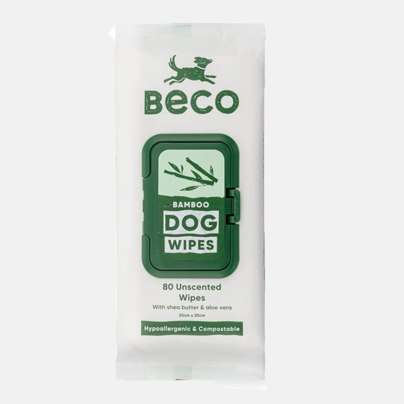 Beco Unscented Bamboo Dog Wipes