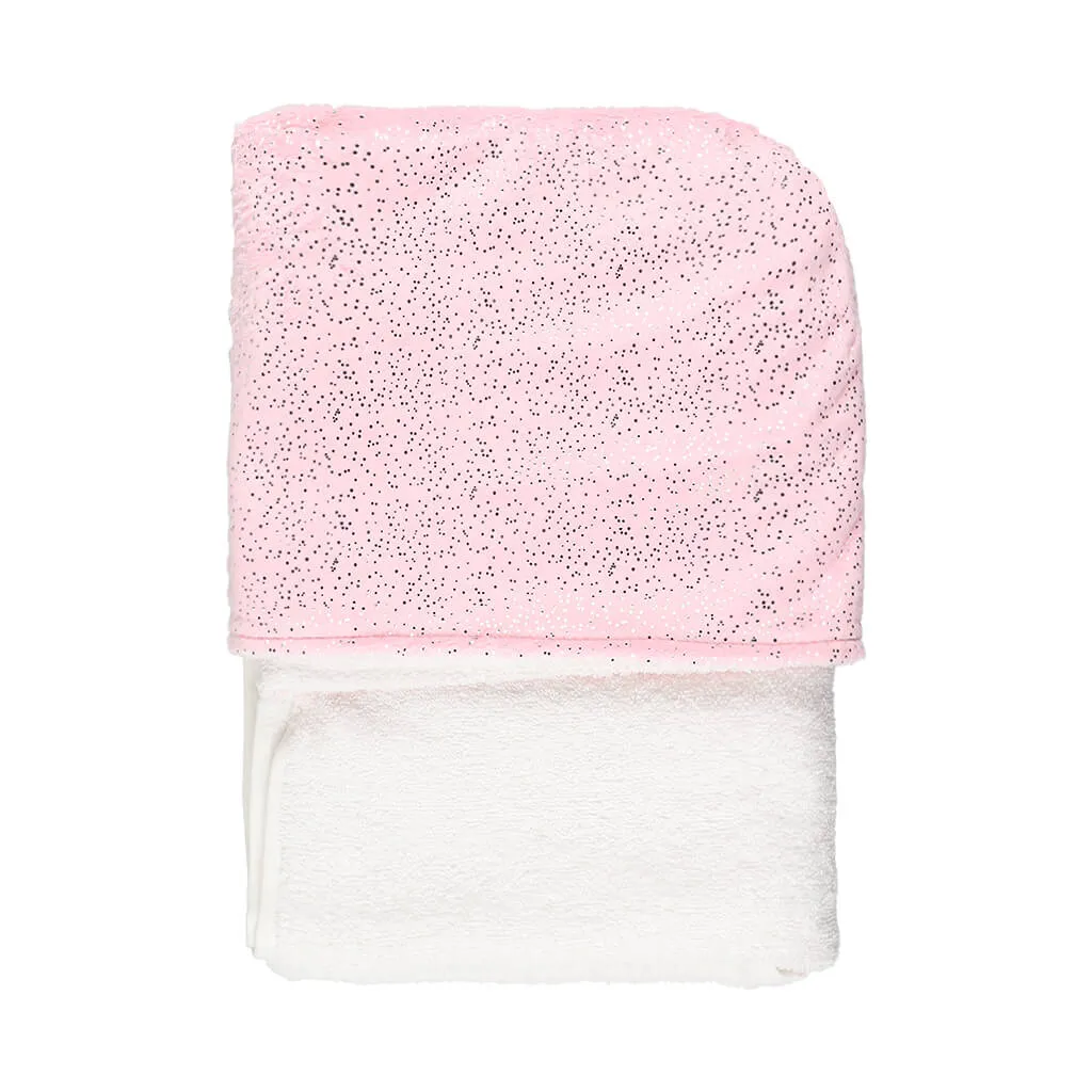 Big Towel White Glitter Pink Unicorn