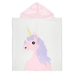 Big Towel White Glitter Pink Unicorn