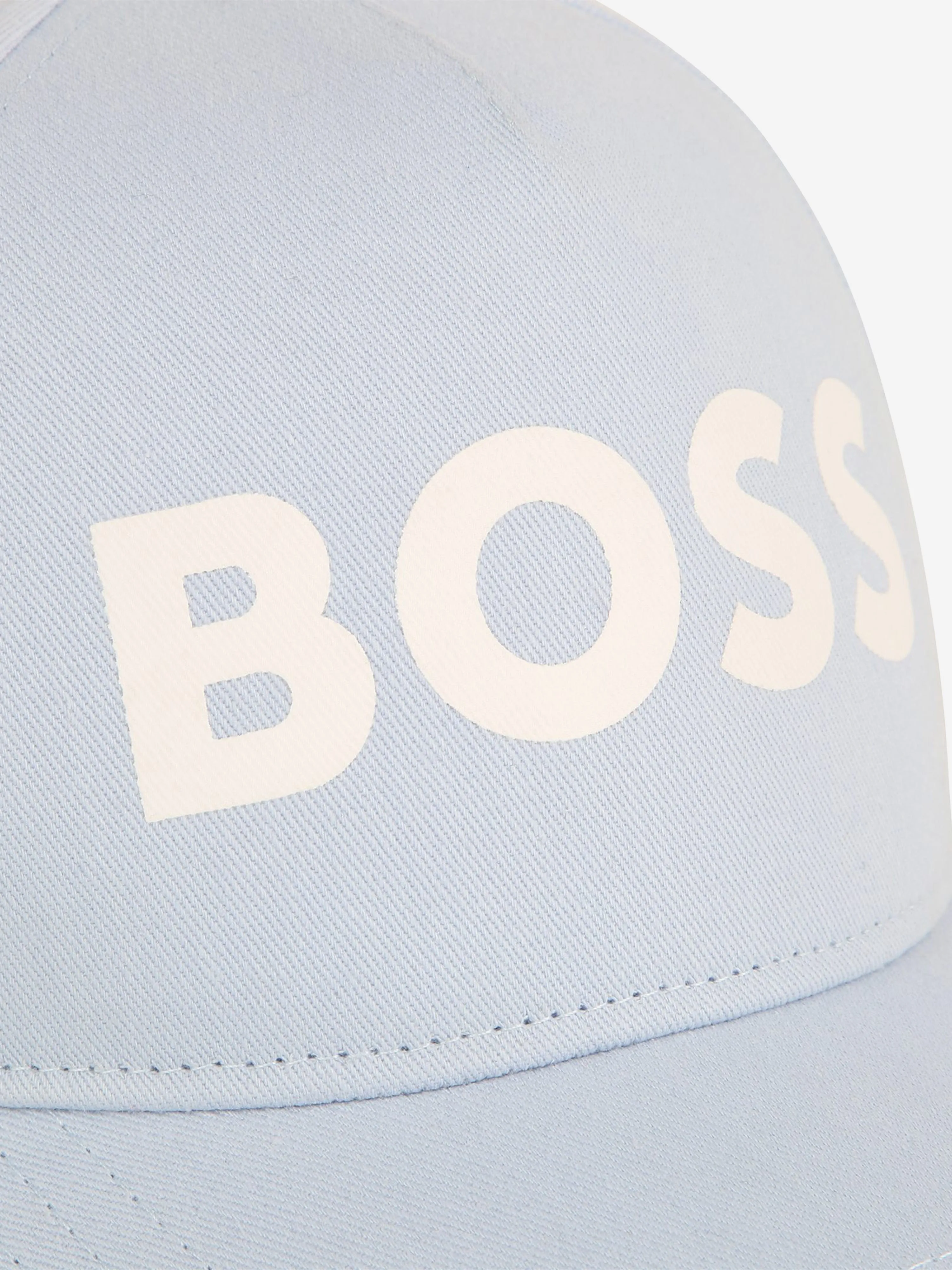 BOSS Boys Logo Print Cap in Blue