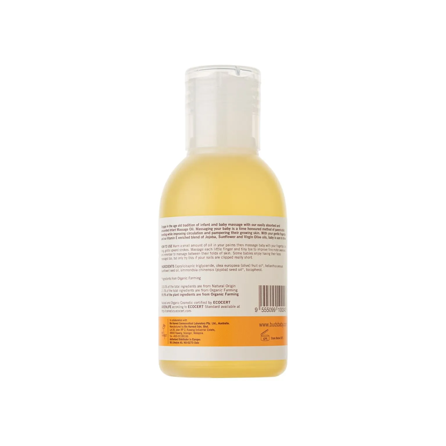 Buds Infant Massage Oil 100ml