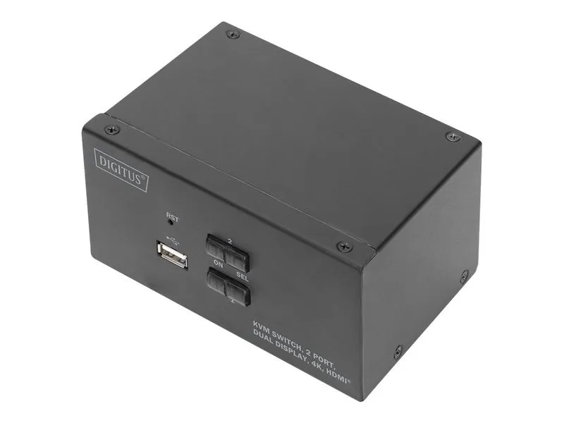 Digitus Ds-12860 - Kvm / Audio / Usb Switch - 2 Ports