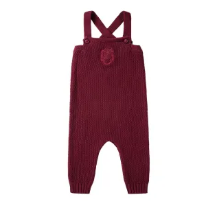 Dinky Baby Knitted Overall Wine