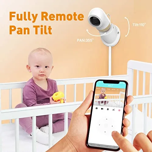 Ebemate Smart Baby Monitor - HD Video & Audio, Smartwatch Integration