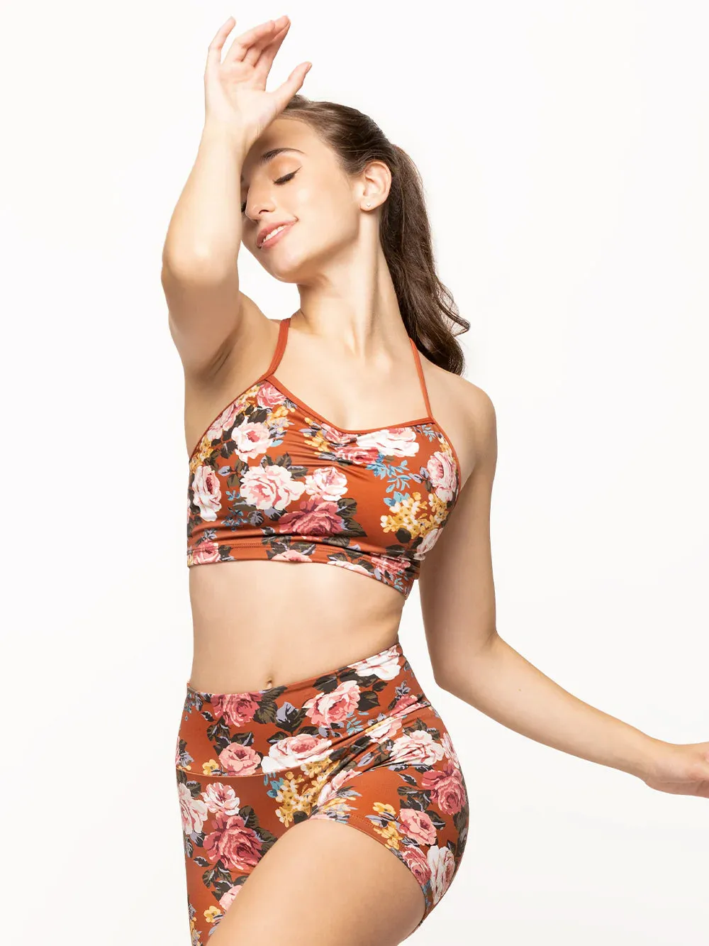 Elevé Dancewear | Sonia Crop Top | Rhapsody Picante