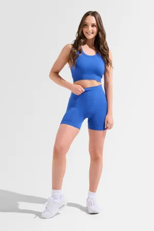 Elevate Seamless Sports Bra - Blue