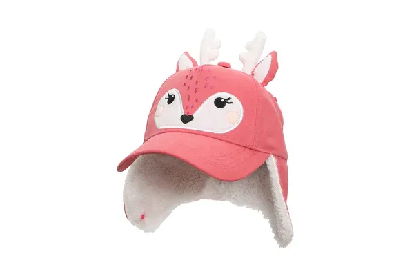 Flap Jack Kids 3D Caps with Earflaps - Deer