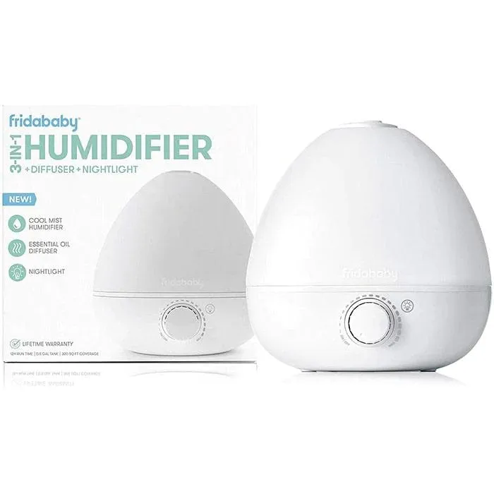 Frida Baby Breathe 3-in-1 Humidifier, Diffuser & Nightlight