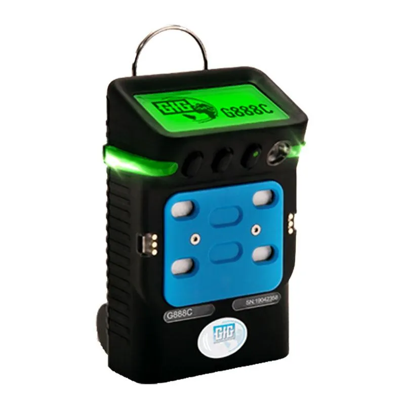 GfG Wireless Microtector III G888C O2,LEL,CO,H2S Gas Detector