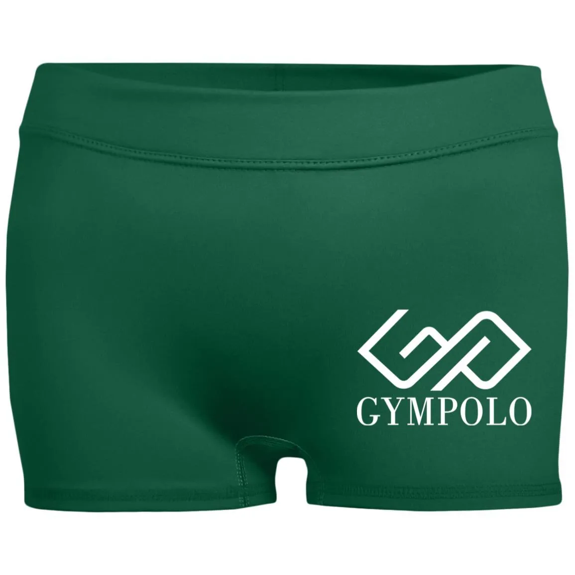 GYMPOLO-(PNG) 1232 Ladies' Fitted Moisture-Wicking 2.5 inch Inseam Shorts