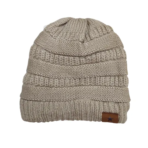 Hat Slouch Fleece Lined 3 colors Taupe, Cream or Black