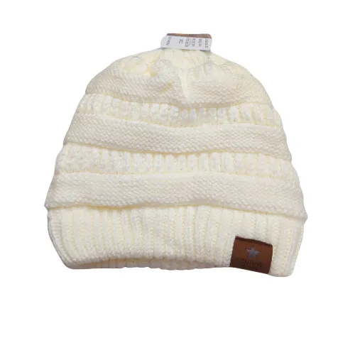 Hat Slouch Fleece Lined 3 colors Taupe, Cream or Black