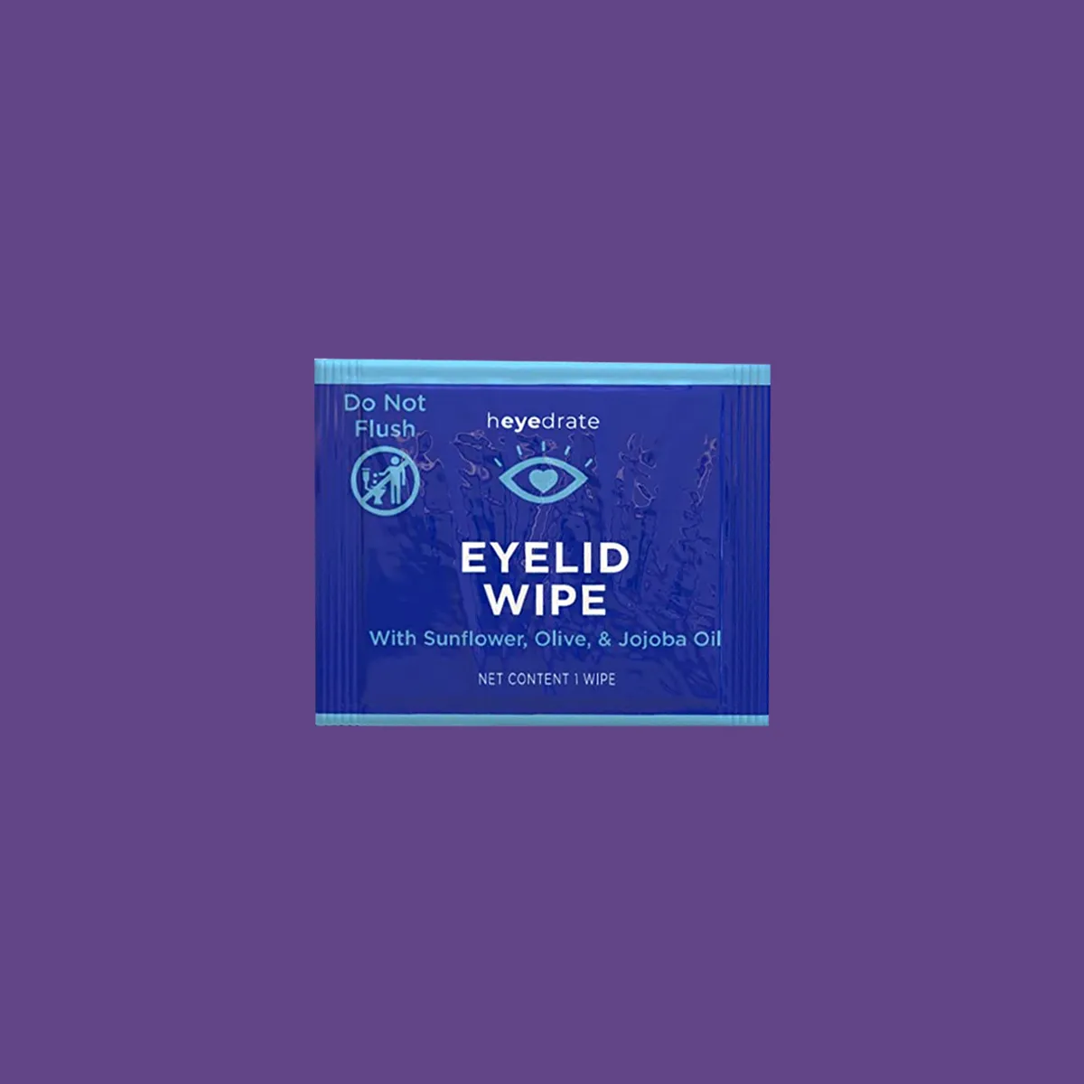 Heyedrate Eyelid Wipes - Eyelash and Facial Scrub (30 Wipes/Box)