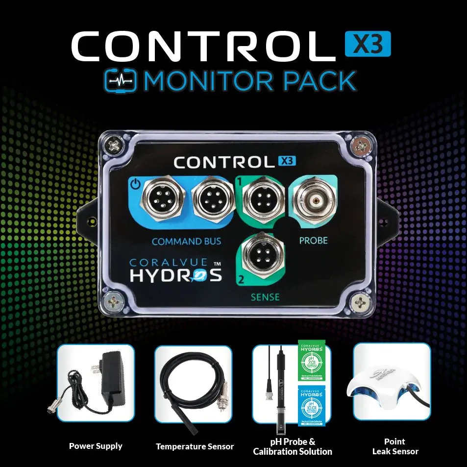 Hydros Control X3 Aquarium Monitor Pack - Hydros