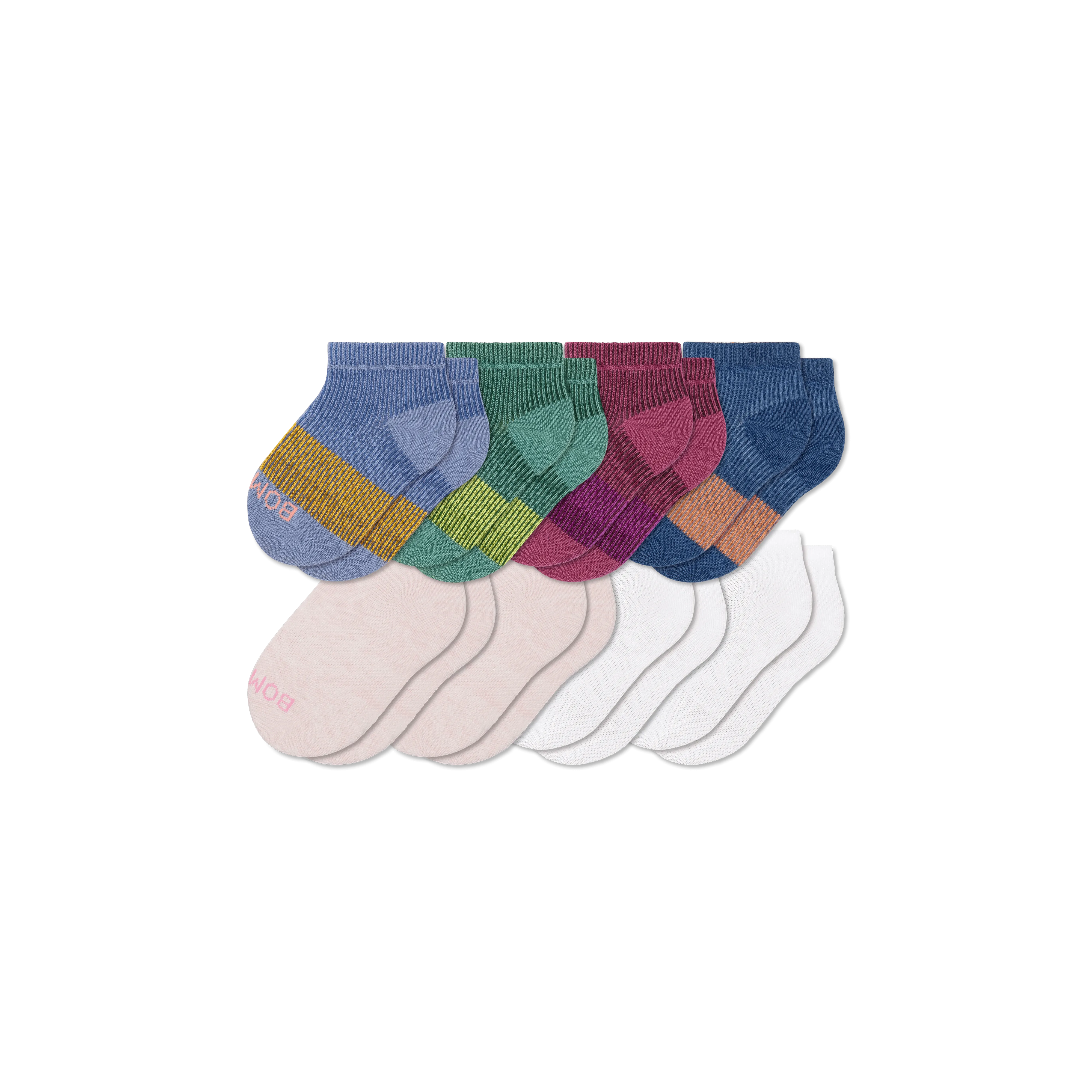 Junior Lightweight Ankle Sock 8-Pack