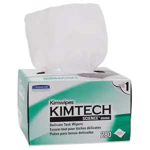 Kimwipes EX-L Delicate White 1-Ply Wipes, 280/bx  (60/cs)