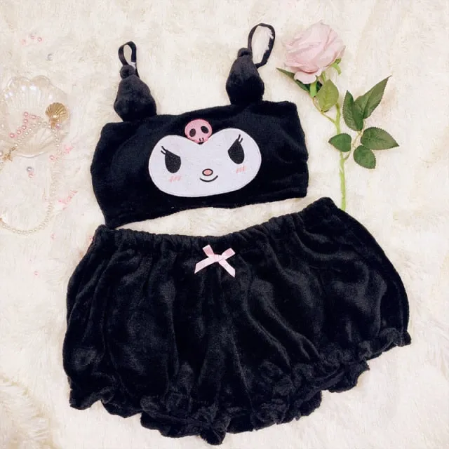 Kuromi Pajama Two Piece Set