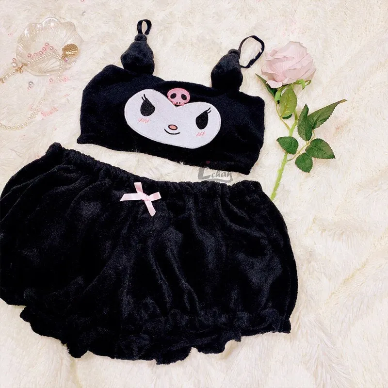 Kuromi Pajama Two Piece Set