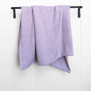 Lavender Handwoven Baby Blanket