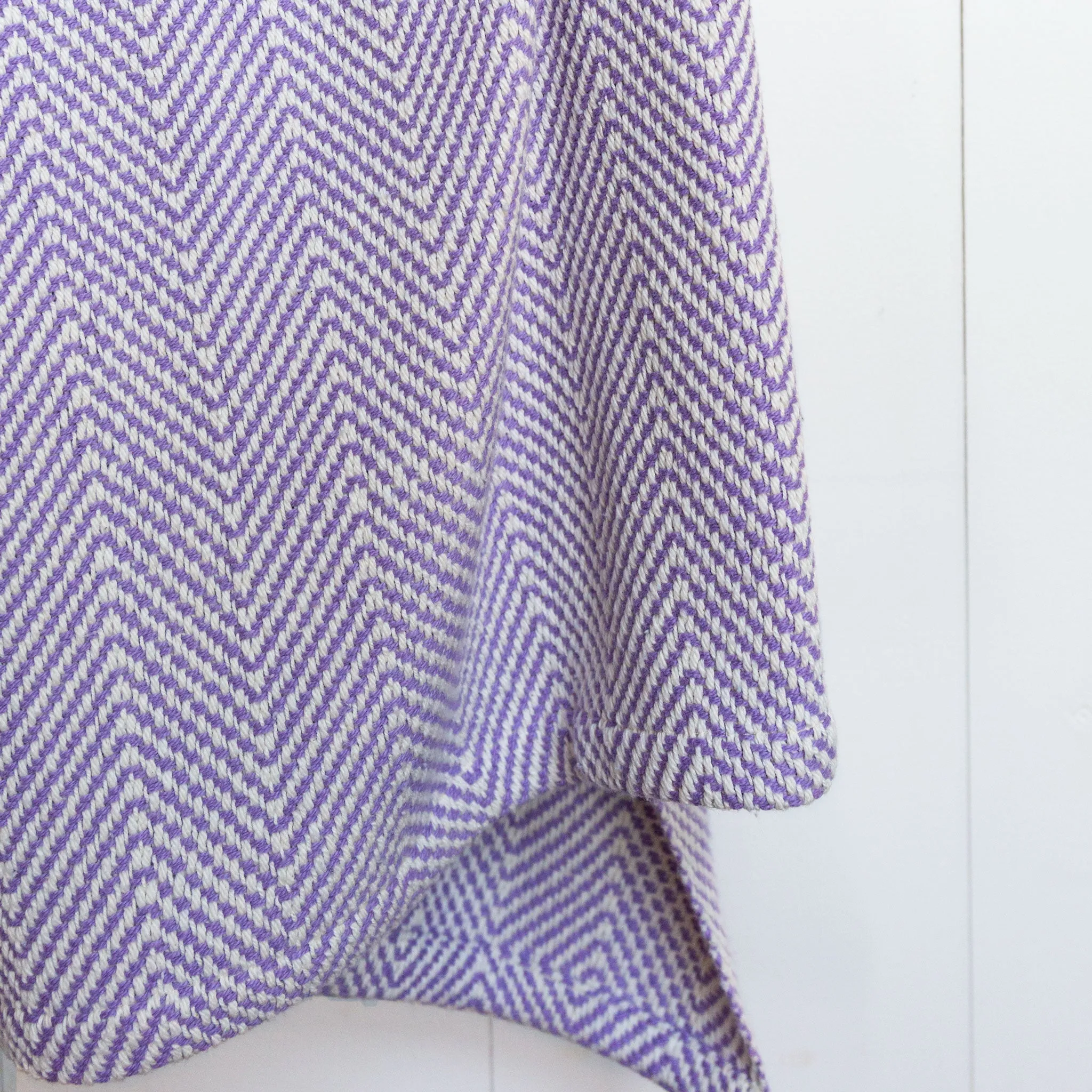 Lavender Handwoven Baby Blanket