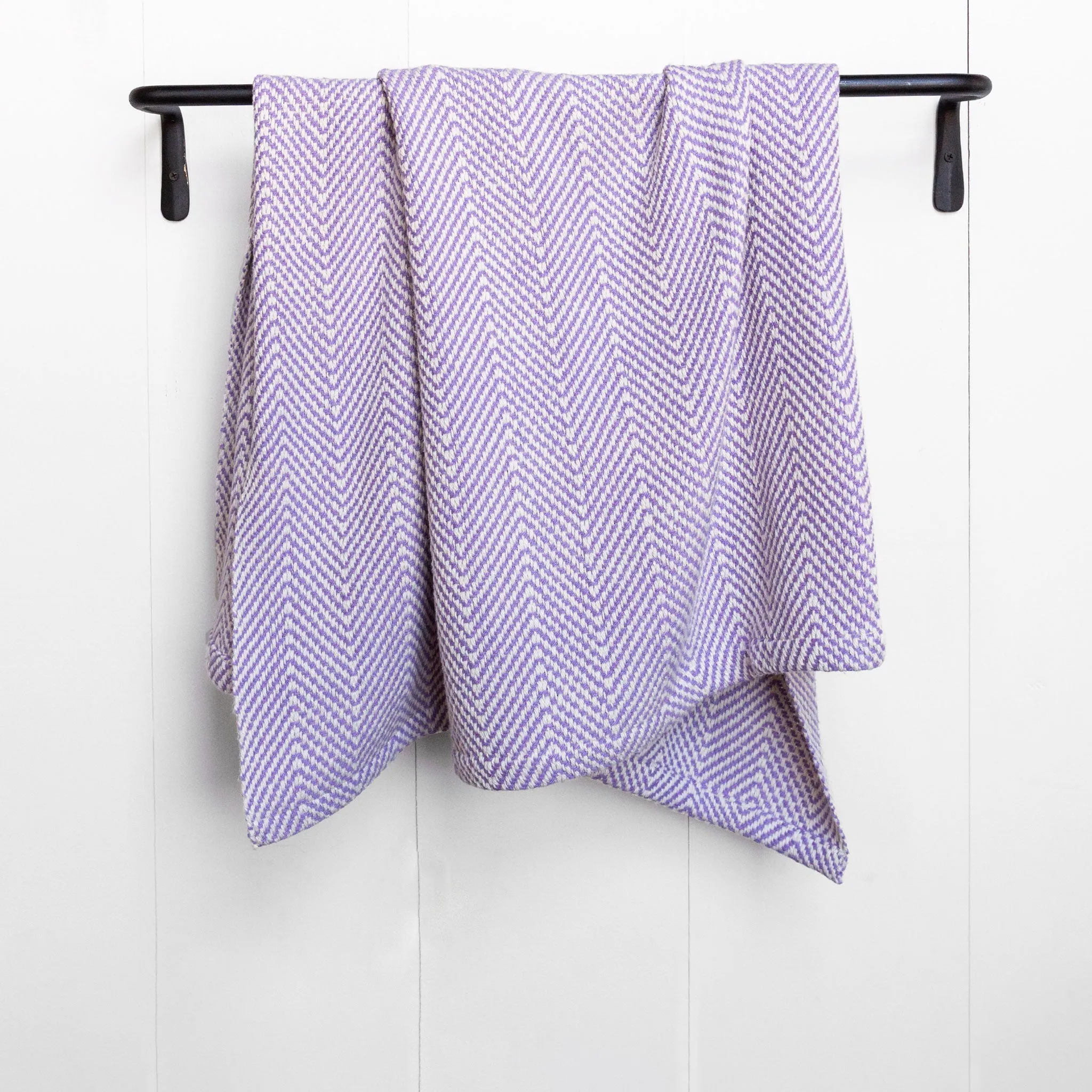 Lavender Handwoven Baby Blanket