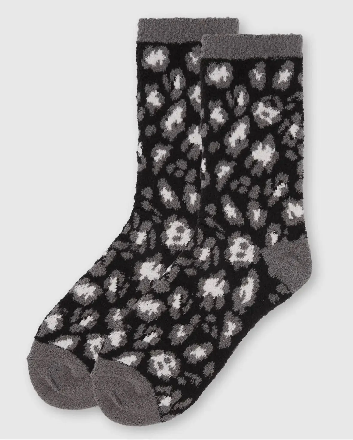 Leopard Super Soft Cozy Crew Socks