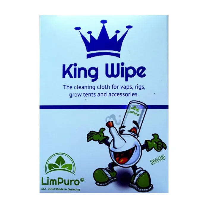 LimPuro King Wipes - XL Cleaning Cloths - Pack of 12