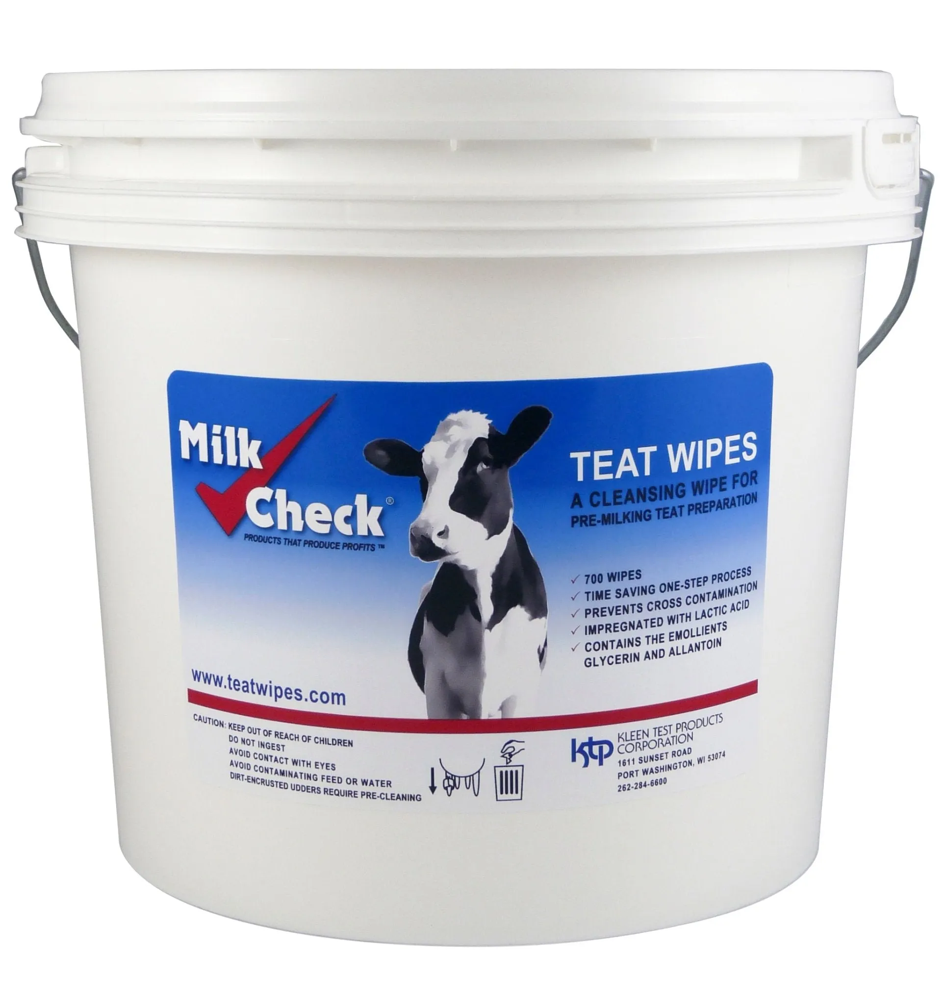 Milk Check Teat Wipes