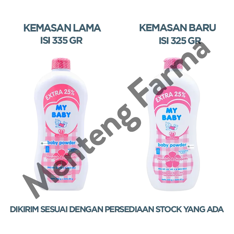 My Baby Powder Nourish & Smooth 325 Gr - Bedak Tabur Bayi