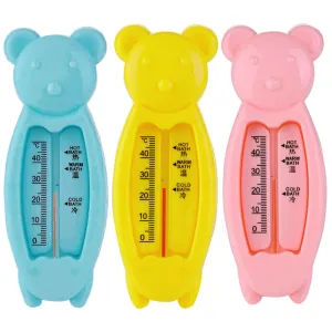 New Floating Lovely Bear Baby Water Thermometer Float Baby Bath Toy Thermometer Tub Water Sensor Thermometer FCI#