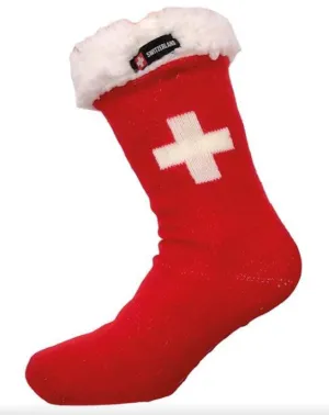 NEW! Swiss Alpine Hut Socks - Classic Swiss Cross